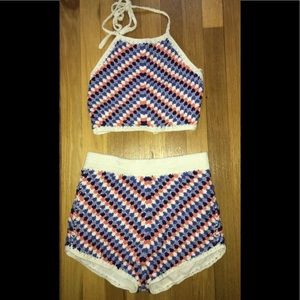 Two piece halter set
